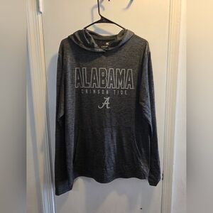 Gray Alabama Crimson Tide Longsleeve With Hood
